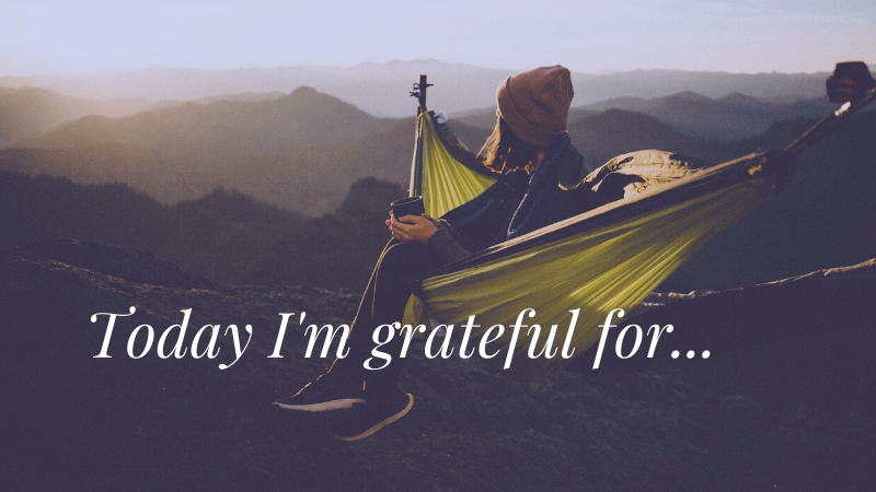 Today I am grateful for…