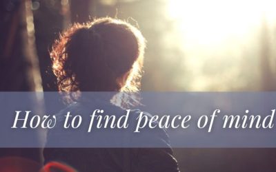 How to have peace of mind